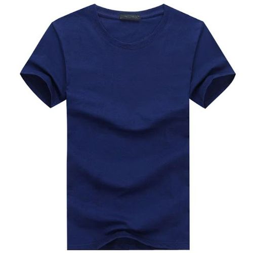 Casual Round Neck Short Sleeve T-Shirt - 6 Pieces - Multicolour